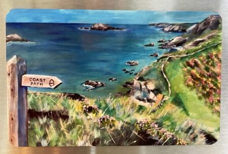 Coast Path Fridge Magnet