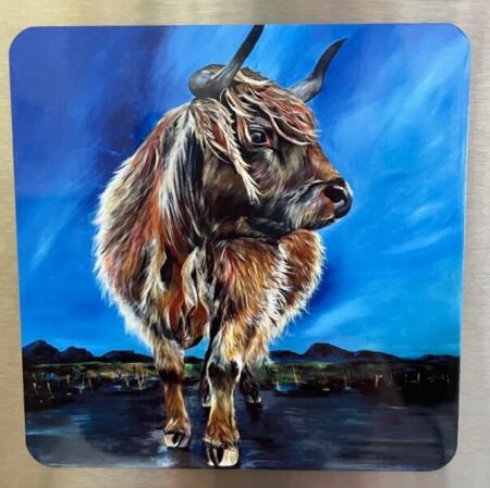 Moody Cow Fridge Magnet